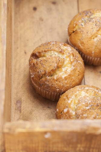 Muffins aux graines de pavot et citron