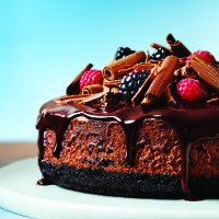 Gâteau chocolat-framboises