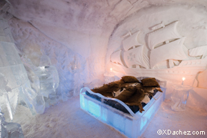 Activités d’hiver – Nuit sous la tente, dans un igloo ou à l’Hôtel de Glace !