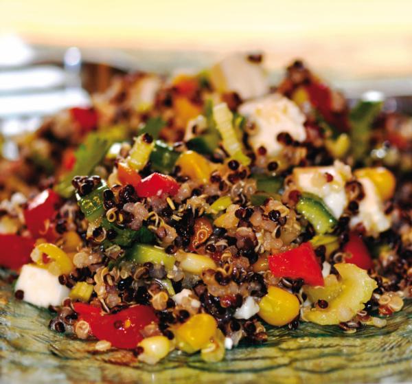 Salade de quinoa et de légumes