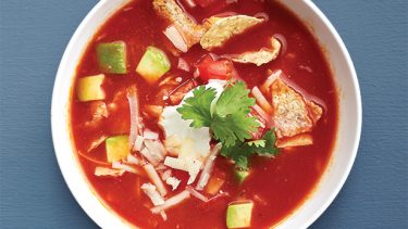 Soupe aux tomates à la mexicaine