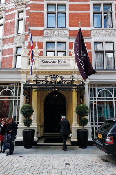 L’hôtel londonien où elle se sent chez elle.