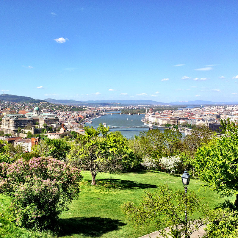 Budapest vue du mont Gellért