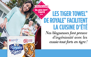 Promotion: Les Tiger Towel<sup class=smallSym>MD</sup>  de Royale<sup class=smallSym>MD</sup>  facilitent la cuisine d’été