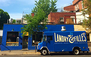 Camion de cuisine de rue Landry & Filles