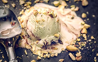 Crème glacée à la pistache
