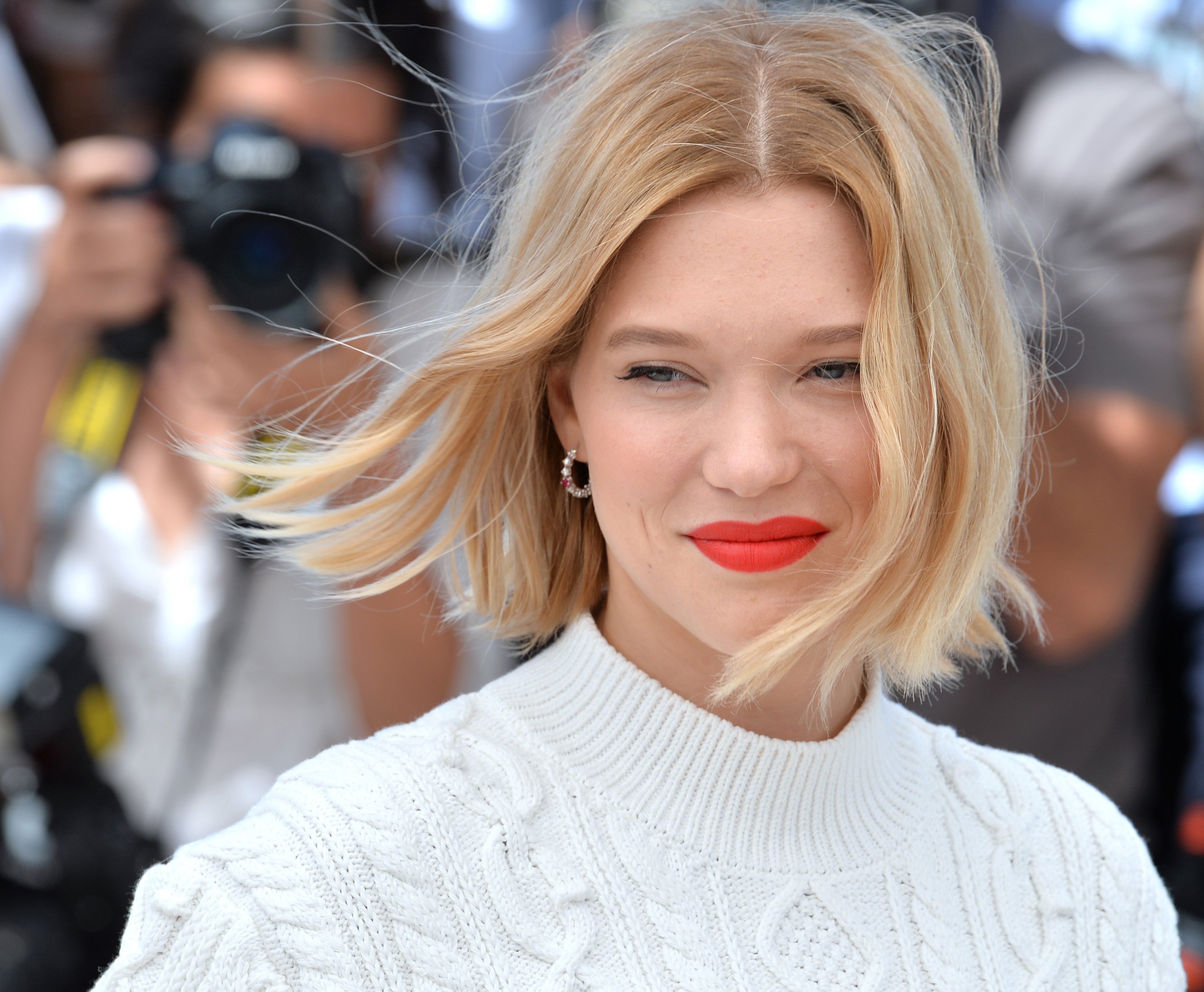 CANNES, FRANCE - MAY 19: Lea Seydoux attends the 'It's Only The End Of The World (Juste La Fin Du Monde)' Photocall during the 69th annual Cannes Film Festival at the Palais des Festivals on May 19, 2016 in Cannes, France. (Photo by Anthony Harvey/FilmMagic)
