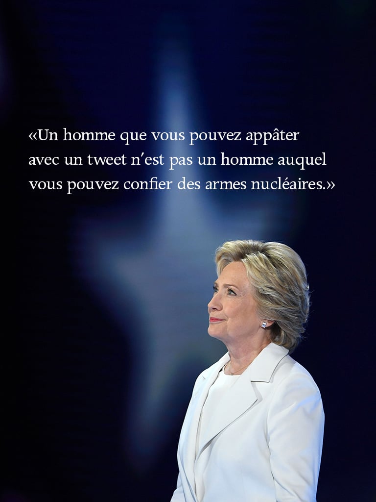 Hillary Clinton en 12 citations percutantes