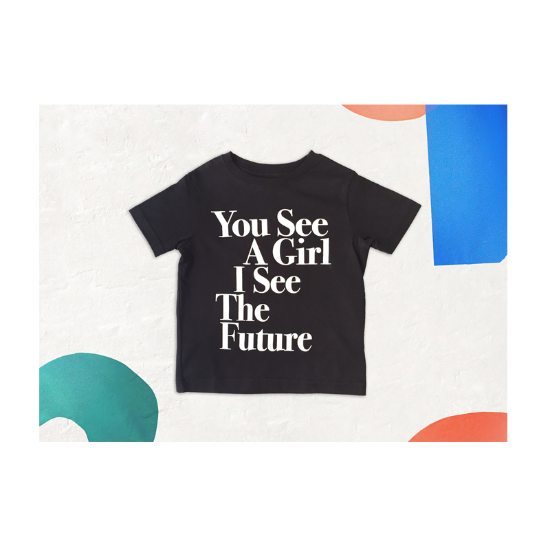 T-shirt Vous voyez une femme, je vois le futur
