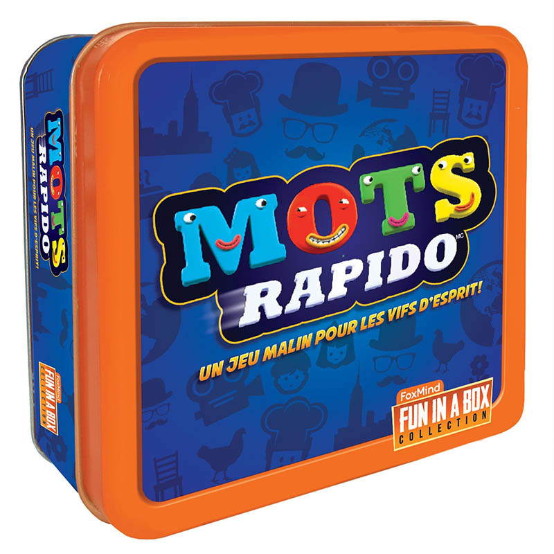 <h2>Mots rapido, <a href="http://www.renaud-bray.com/Jeux_Produit.aspx?id=1954226&def=Mots+Rapido%2cFOXMOTSFR" target="_blank">Renaud-Bray</a>, 12,99 $</h2>
