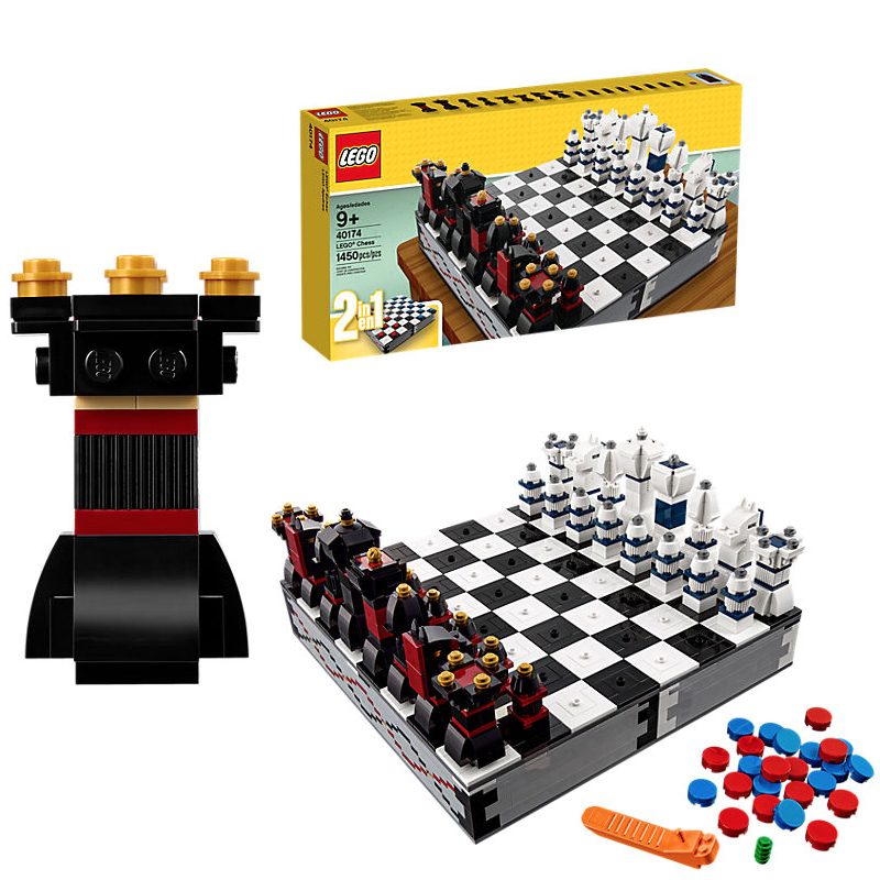<p>Jeu d’échecs, <a href="https://shop.lego.com/fr-CA/Jeu-d-echecs-2017-40174">LEGO</a>, 69,99 $</p>
