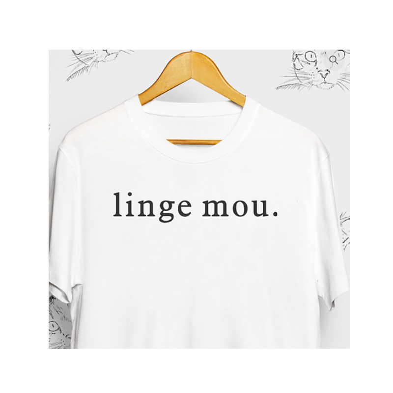 <p>T-shirt «linge mou», <a href="https://www.studiocouleurvive.com/product-page/linge-mou">Studio Couleur vive</a>, 40 $</p>
