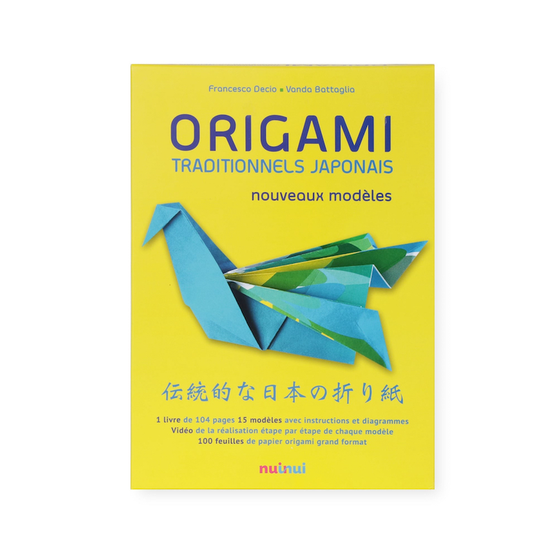 <p>Livre <em>Origami traditionnel japonais – Nouveaux modèles</em>, éditions Nuinui, <a href="https://www.deserres.ca/fr/origami-traditionnels-japonais">DeSerres</a>, 29,95 $</p>
