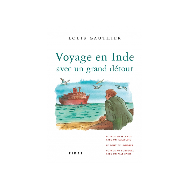 <p><strong><em>Voyage en Inde avec un grand détour</em></strong></p>
<p>On suit le romancier Louis Gauthier en Irlande, à Londres et au Portugal, dans l’un des meilleurs récits de voyage écrits au Québec.</p>
<p><em>Voyage en Inde avec un grand détour</em>, Louis Gauthier, <a href="http://www.editionsfides.com/fr/product/editions-fides/litterature/romans-recits-nouvelles/voyage-en-inde-avec-un-grand-detour_161.aspx?unite=001">Fides</a></p>

