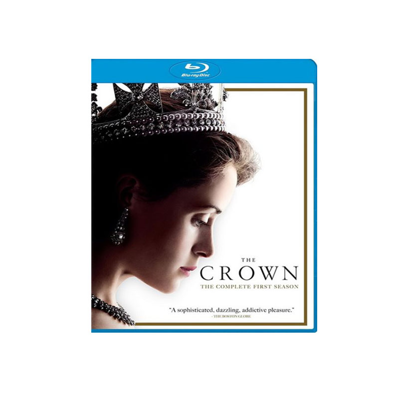<p>La série<em> The Crown</em>, première saison, <a href="https://www.archambault.ca/films/crown-the-season-1/crown-the/51905/?id=2334438&cat=1886106">Archambault</a>, 44,99 $ en Blu-ray</p>
