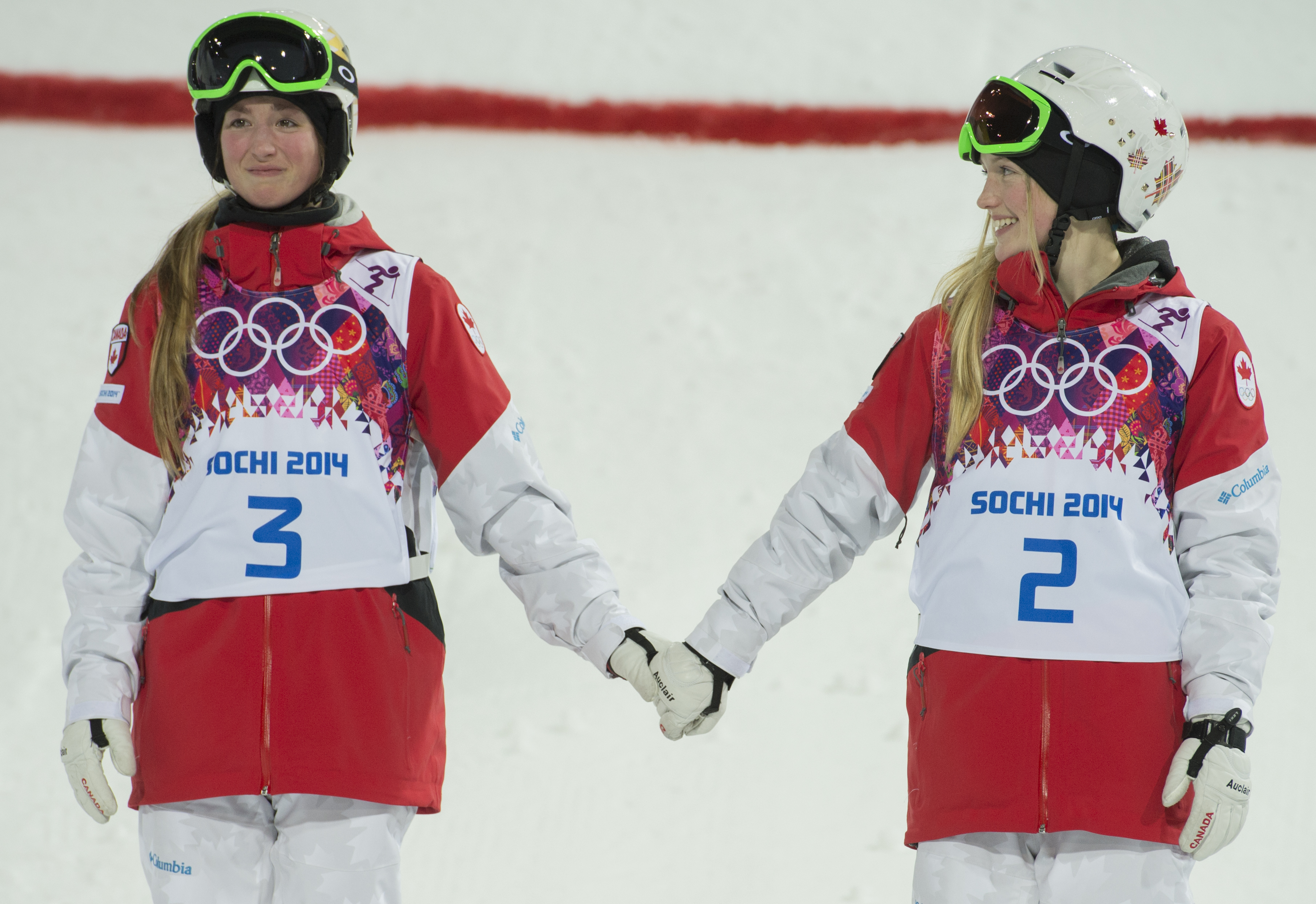 Chloé et Justine Dufour-Lapointe, ski acrobatique (bosses)