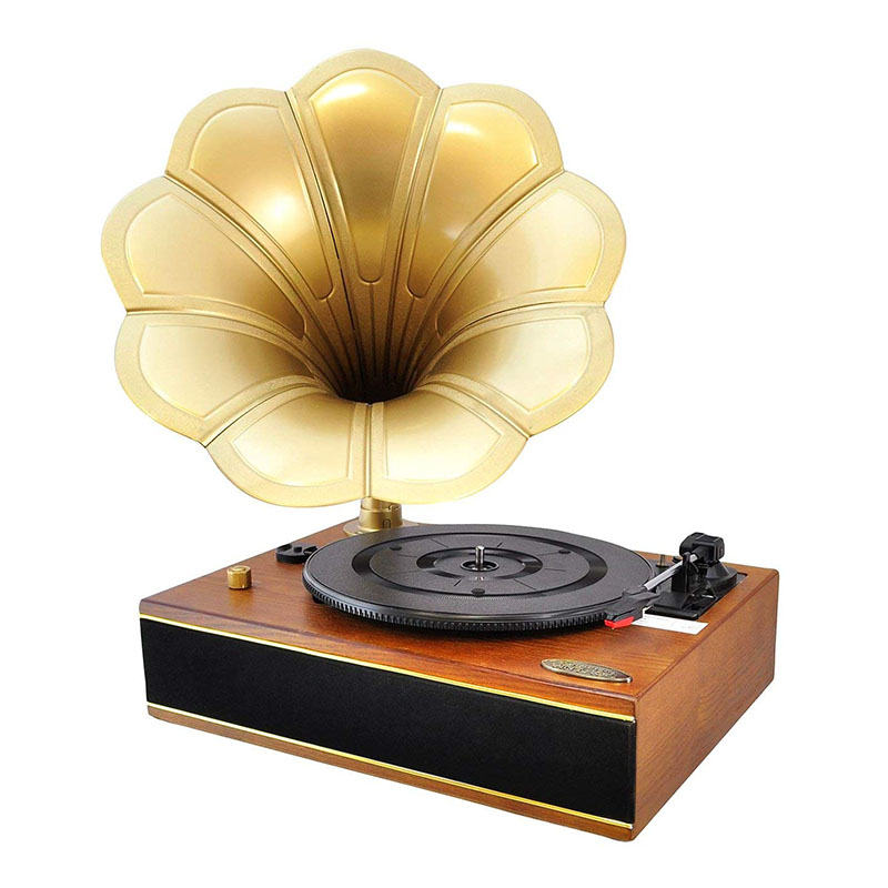 <p id="title" class="a-size-large a-spacing-none"><span id="productTitle" class="a-size-large">Tourne-disque Bluethooth classique, <a href="https://www.amazon.ca/Pyle-Audio-PNGTT12RBT-Gramophone-Phonograph/dp/B00YEH14FK/ref=sr_1_3?s=electronics&ie=UTF8&qid=1540491195&sr=1-3&keywords=bluetooth+gramophone&dpID=41LImDtDW7L&preST=_SY300_QL70_&dpSrc=srch" target="_blank" rel="noopener">Amazon</a>, 342,22 $</span></p>

