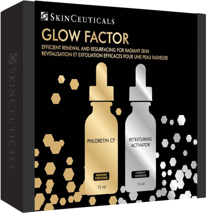 <p>Duo Revitalisation et exfoliation efficaces pour une peau radieuse Glow Factor, <a href="https://www.skinceuticals.ca/fr/accueil" target="_blank" rel="noopener">SkinCeuticals</a>, 135 $</p>
