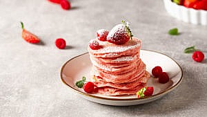 pancakes fraises