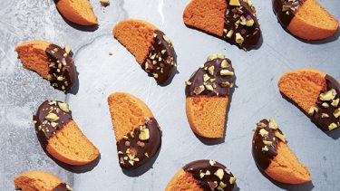 Minibiscottis à l’orange et au chocolat