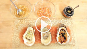 Les huîtres, trois façons