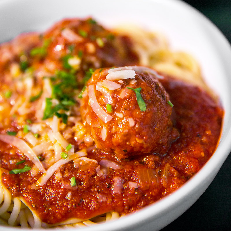 Spaghetti express aux boulettes de viande