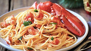 homard spaghetti de Joe Beef
